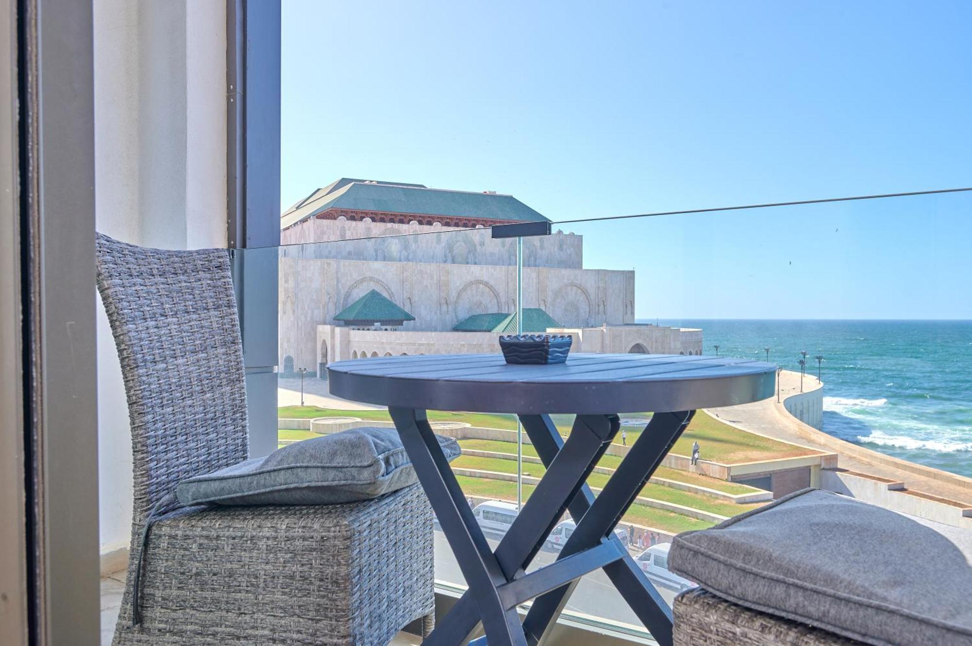 Apartment Sea View B2 - Mosquee Hassan II - By Thecasaedition Casa Blanca Exterior foto