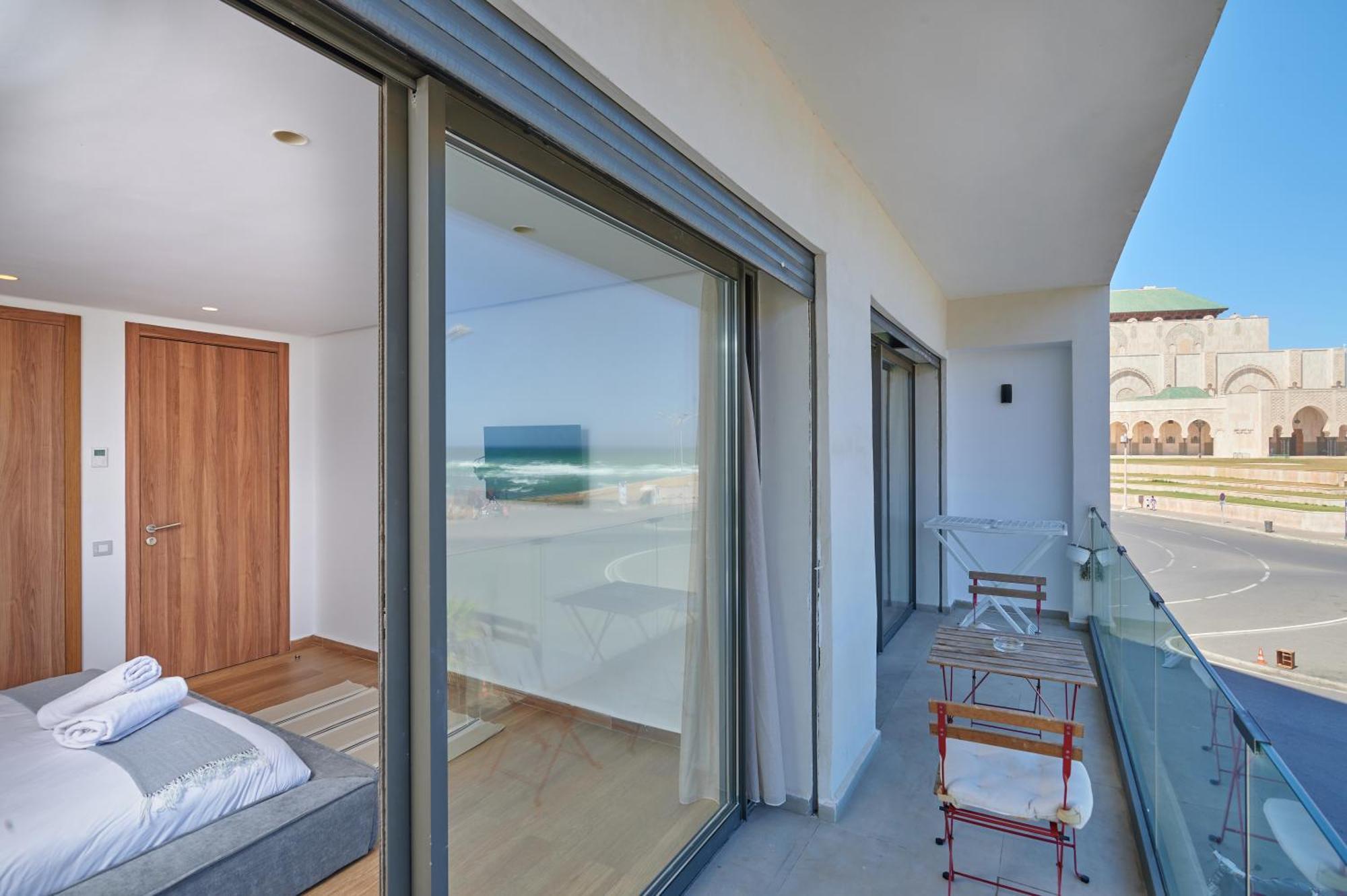 Apartment Sea View B2 - Mosquee Hassan II - By Thecasaedition Casa Blanca Exterior foto